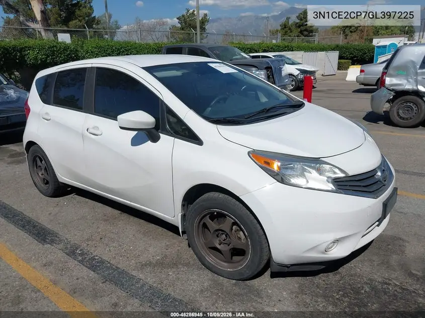 NISSAN NOTE 2016, VIN 3N1CE2CP7GL397225