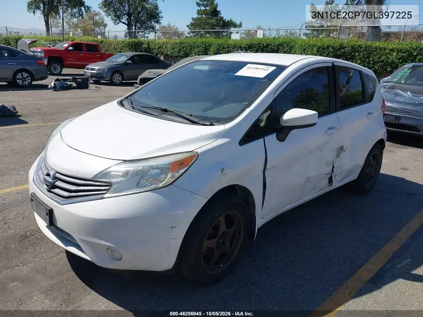 2016 NISSAN NOTE VIN 3N1CE2CP7GL397225 — фото 2