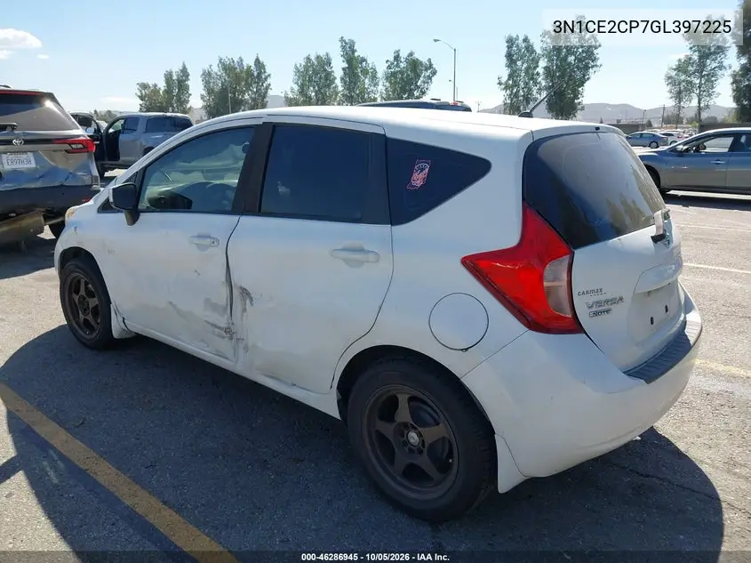 2016 NISSAN NOTE VIN 3N1CE2CP7GL397225 — фото 3