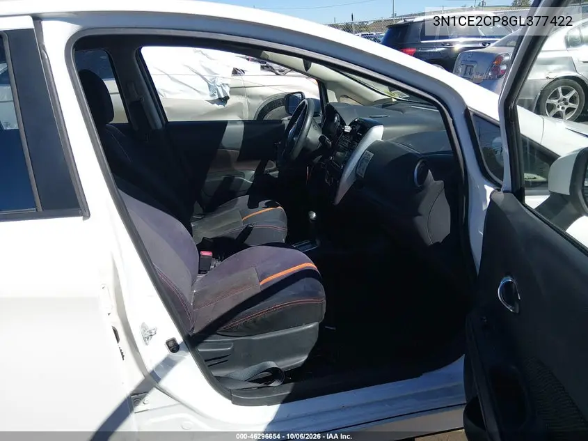 2016 NISSAN NOTE VIN 3N1CE2CP8GL377422 — фото 5