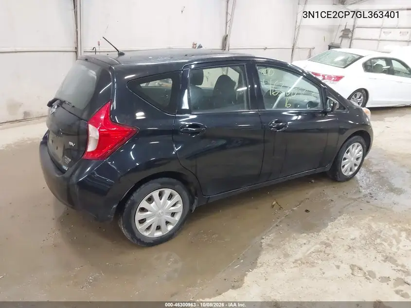 2016 NISSAN NOTE VIN 3N1CE2CP7GL363401 — фото 4