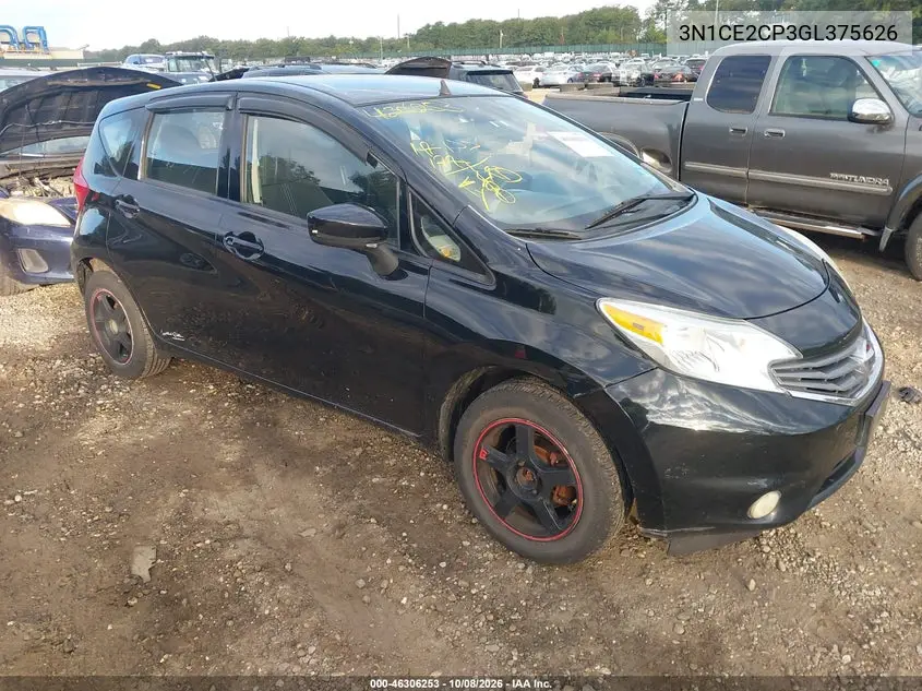 NISSAN NOTE 2016, VIN 3N1CE2CP3GL375626