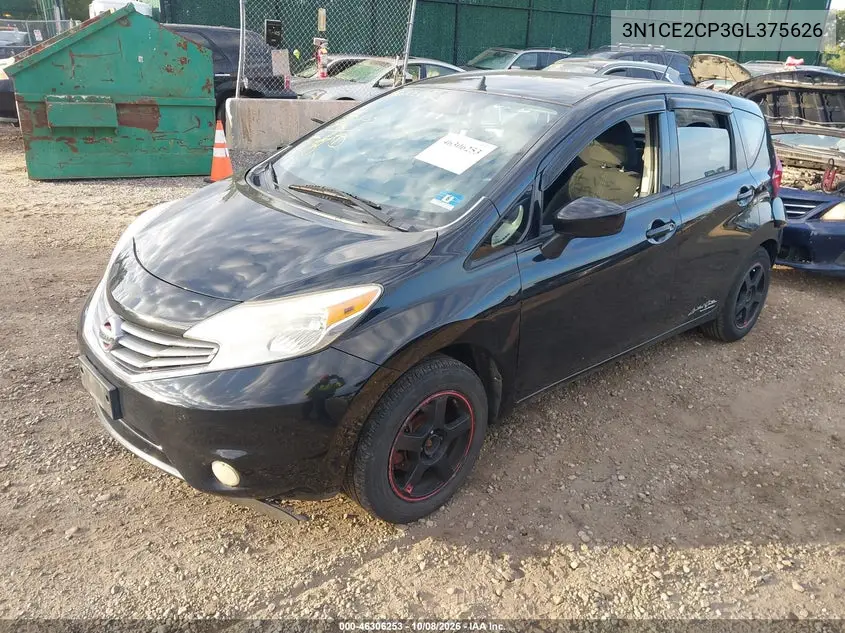 2016 NISSAN NOTE VIN 3N1CE2CP3GL375626 — фото 2