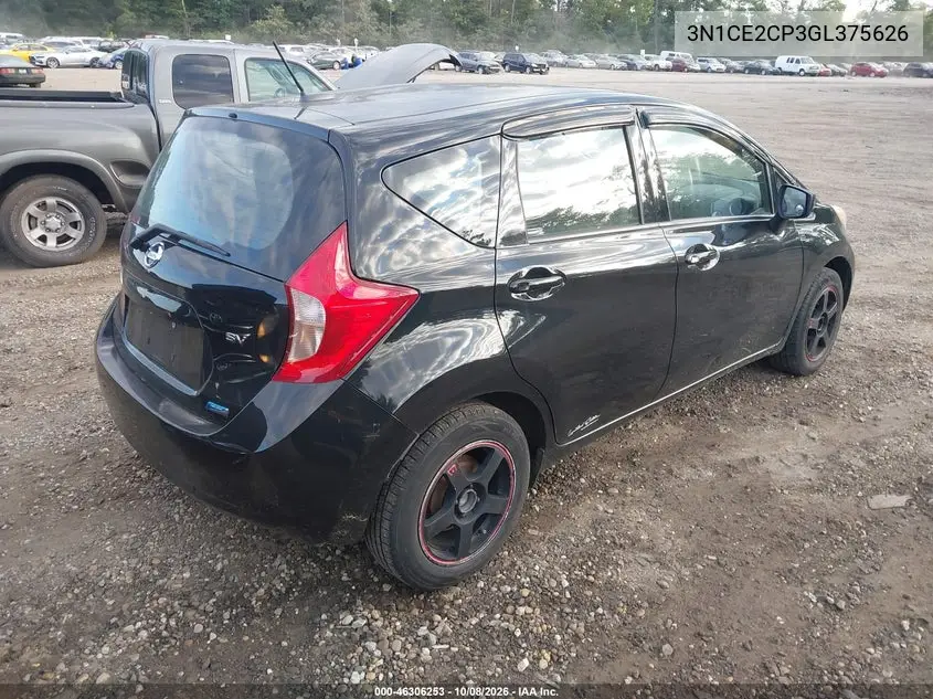 2016 NISSAN NOTE VIN 3N1CE2CP3GL375626 — фото 4