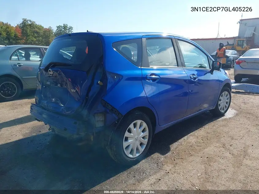 2016 NISSAN NOTE VIN 3N1CE2CP7GL405226 — фото 4