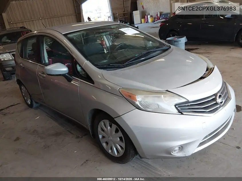 NISSAN NOTE 2016, VIN 3N1CE2CPXGL376983