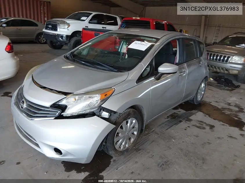 2016 NISSAN NOTE VIN 3N1CE2CPXGL376983 — фото 2