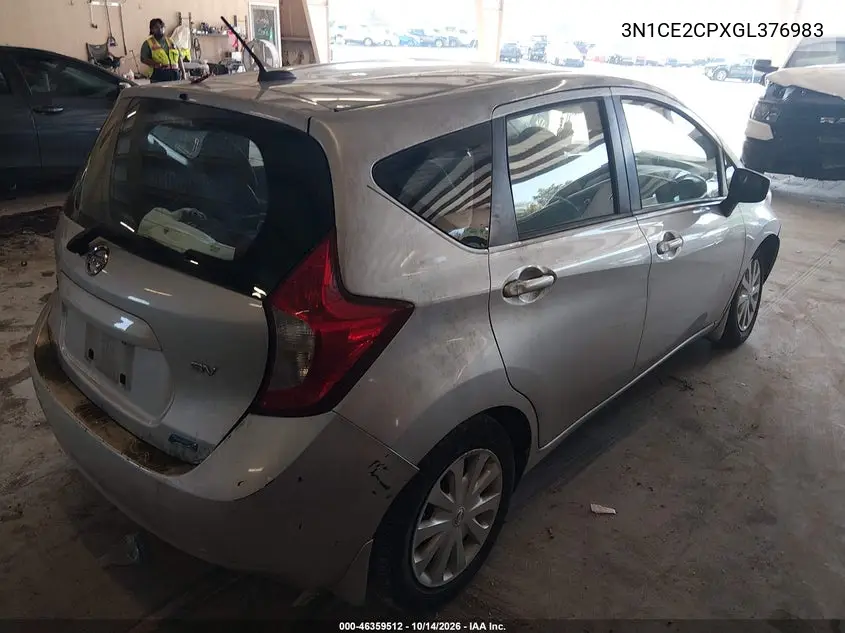 2016 NISSAN NOTE VIN 3N1CE2CPXGL376983 — фото 4