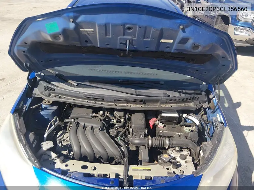 2016 NISSAN NOTE VIN 3N1CE2CP3GL356560 — фото 10