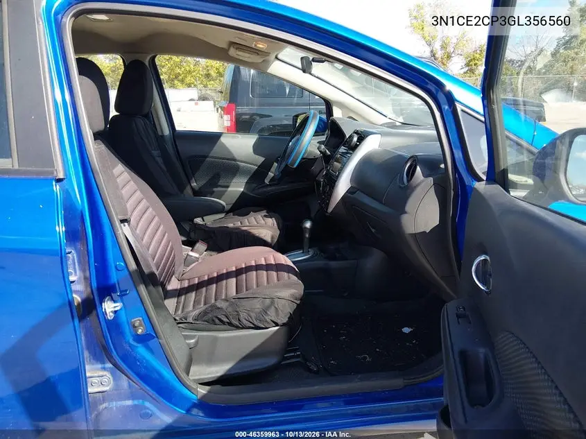 2016 NISSAN NOTE VIN 3N1CE2CP3GL356560 — фото 5