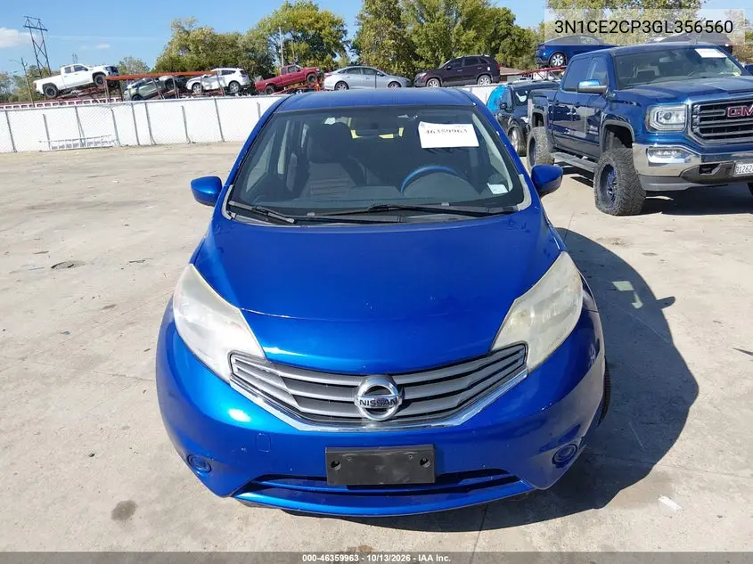 2016 NISSAN NOTE VIN 3N1CE2CP3GL356560 — фото 6