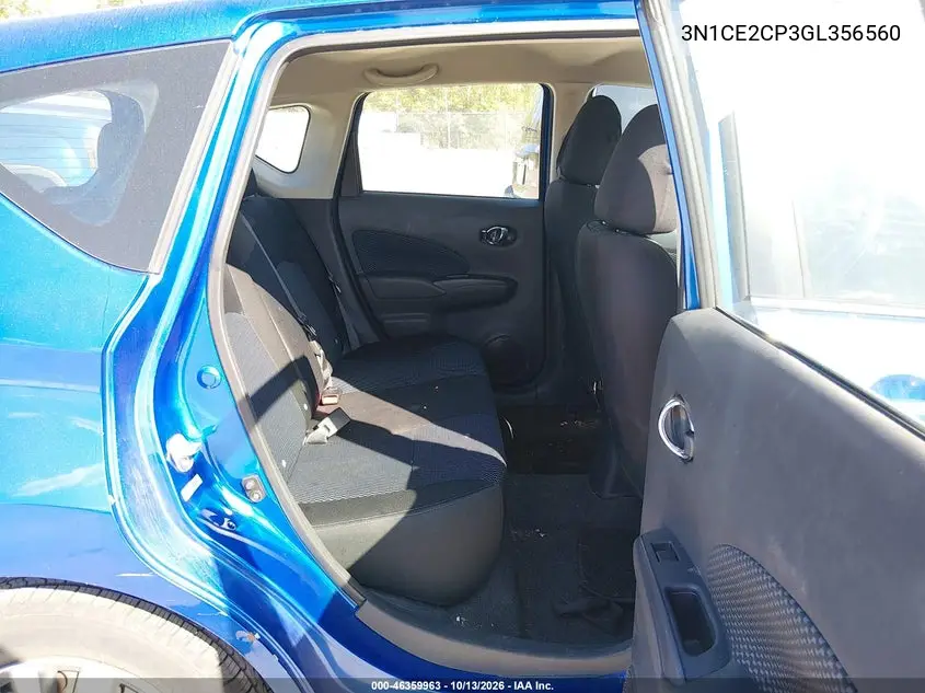 2016 NISSAN NOTE VIN 3N1CE2CP3GL356560 — фото 8