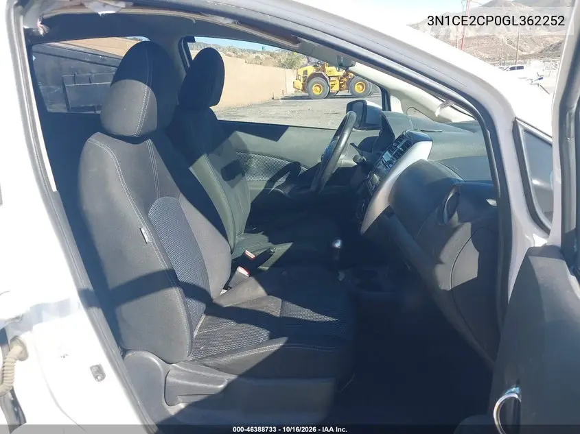 2016 NISSAN NOTE VIN 3N1CE2CP0GL362252 — фото 5