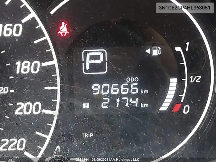 2017 NISSAN NOTE VIN 3N1CE2CP4HL363051 — фото 16