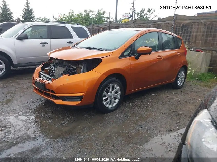 2017 NISSAN NOTE VIN 3N1CE2CP4HL363051 — фото 2