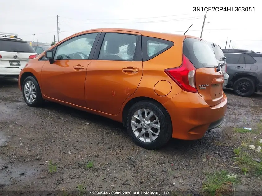 2017 NISSAN NOTE VIN 3N1CE2CP4HL363051 — фото 3