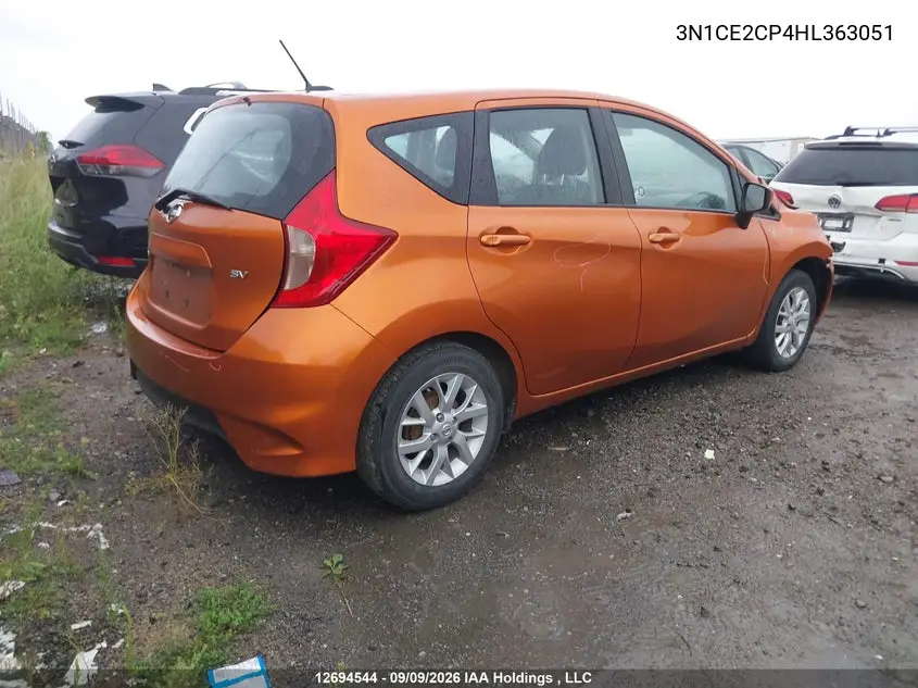 2017 NISSAN NOTE VIN 3N1CE2CP4HL363051 — фото 4