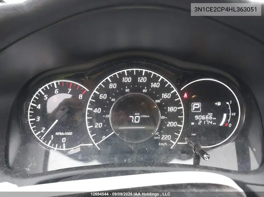 2017 NISSAN NOTE VIN 3N1CE2CP4HL363051 — фото 7