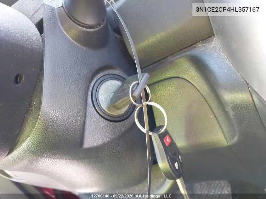2017 NISSAN NOTE VIN 3N1CE2CP4HL357167 — фото 11
