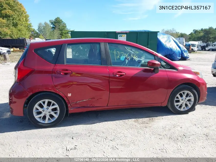 2017 NISSAN NOTE VIN 3N1CE2CP4HL357167 — фото 13