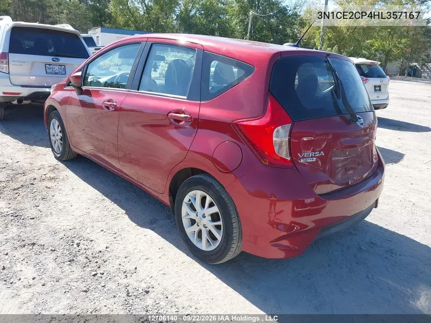 2017 NISSAN NOTE VIN 3N1CE2CP4HL357167 — фото 3