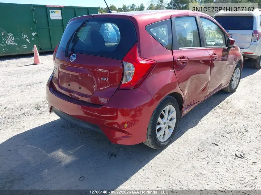 2017 NISSAN NOTE VIN 3N1CE2CP4HL357167 — фото 4