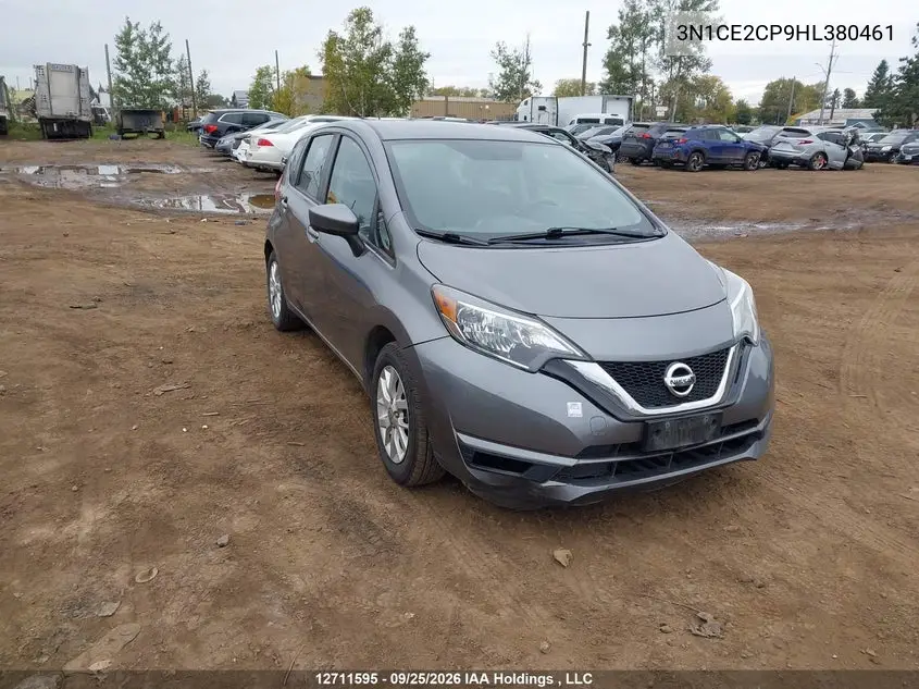 NISSAN NOTE 2017, VIN 3N1CE2CP9HL380461