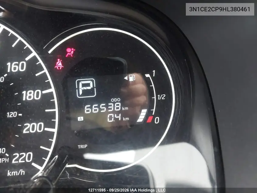 2017 NISSAN NOTE VIN 3N1CE2CP9HL380461 — фото 15