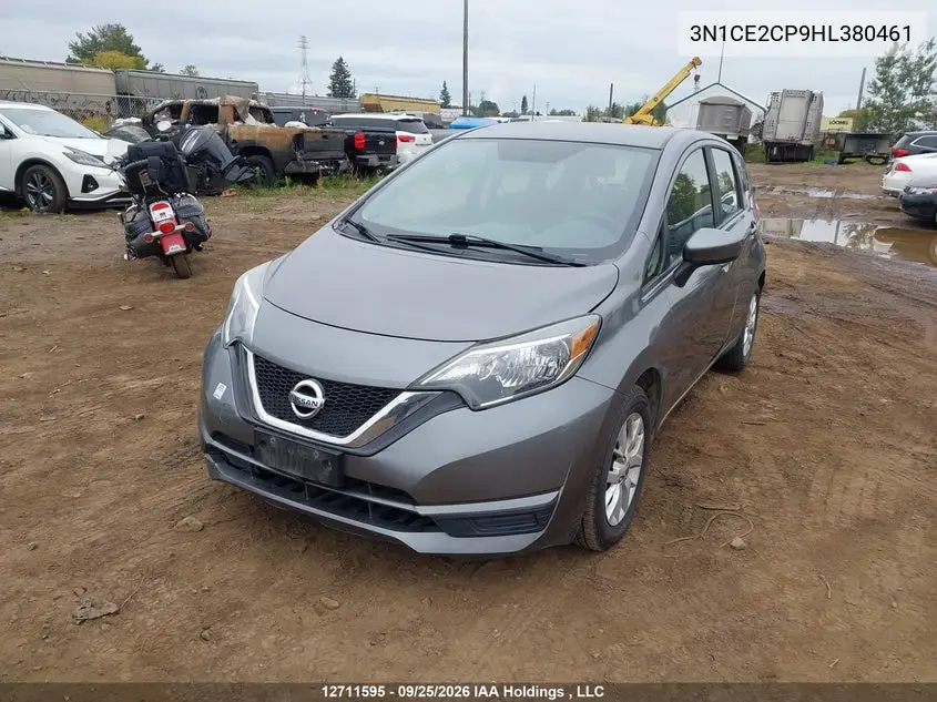 2017 NISSAN NOTE VIN 3N1CE2CP9HL380461 — фото 2