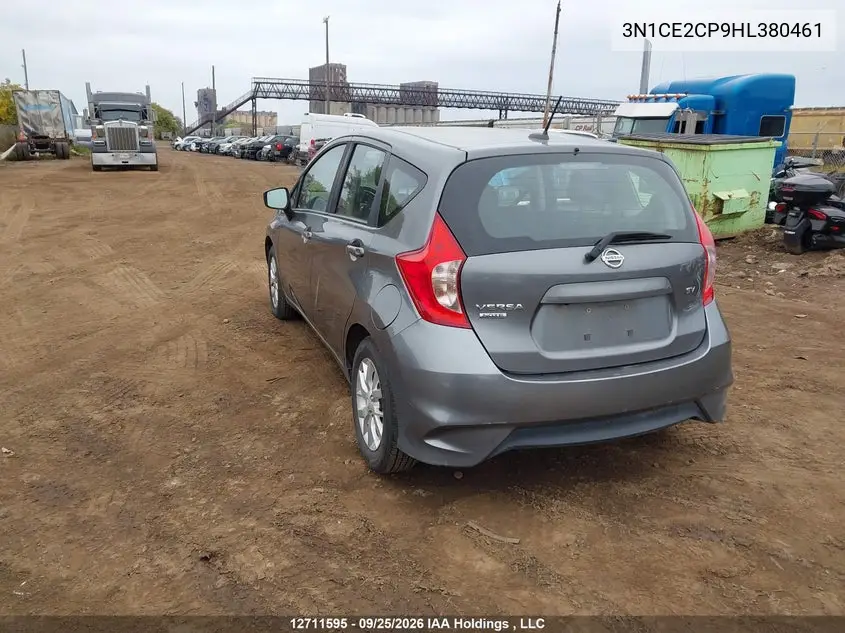 2017 NISSAN NOTE VIN 3N1CE2CP9HL380461 — фото 3