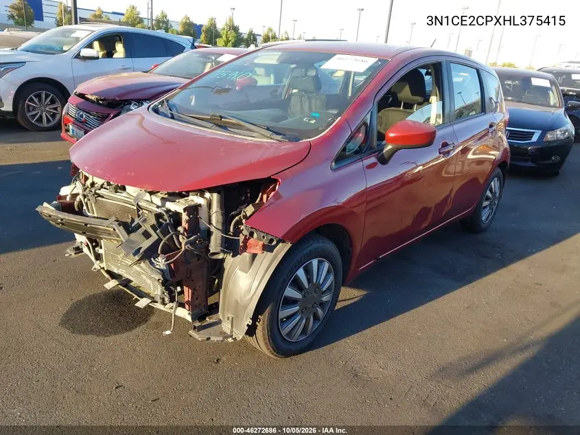 2017 NISSAN NOTE VIN 3N1CE2CPXHL375415 — фото 2
