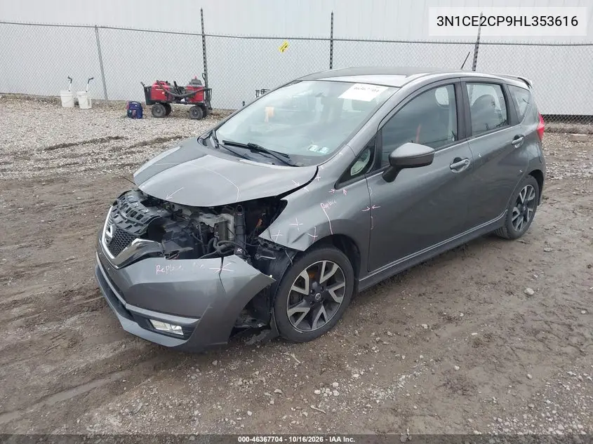 2017 NISSAN NOTE VIN 3N1CE2CP9HL353616 — фото 2
