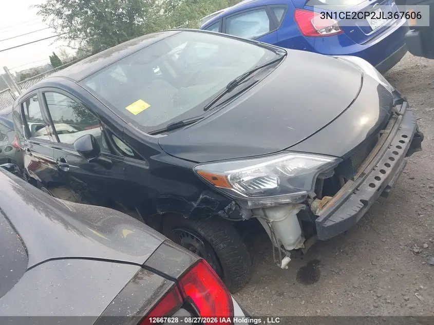 NISSAN NOTE 2018, VIN 3N1CE2CP2JL367606