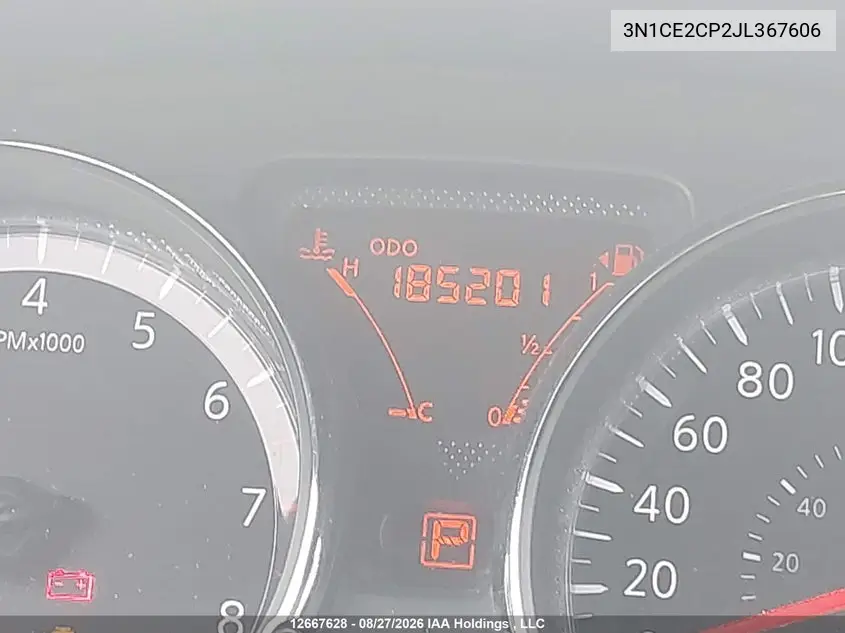 2018 NISSAN NOTE VIN 3N1CE2CP2JL367606 — фото 14