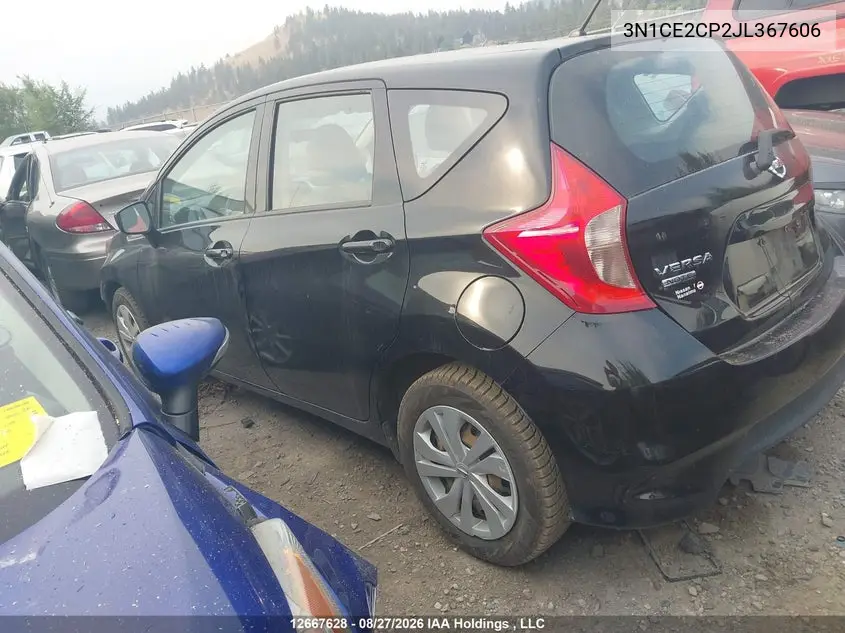 2018 NISSAN NOTE VIN 3N1CE2CP2JL367606 — фото 3