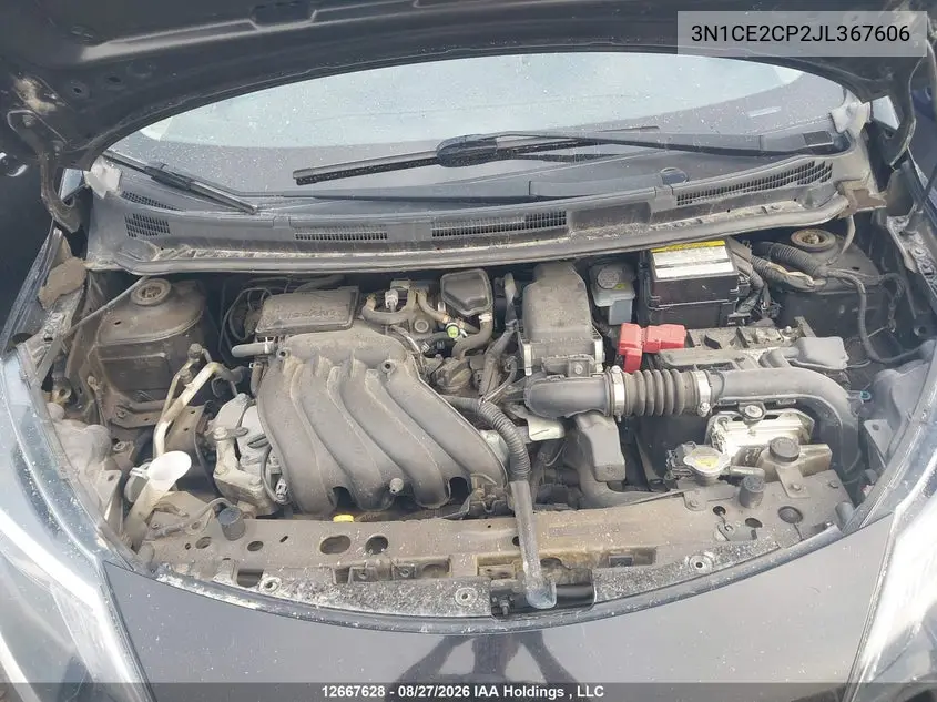 2018 NISSAN NOTE VIN 3N1CE2CP2JL367606 — фото 9