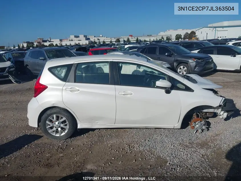 2018 NISSAN NOTE VIN 3N1CE2CP7JL363504 — фото 13