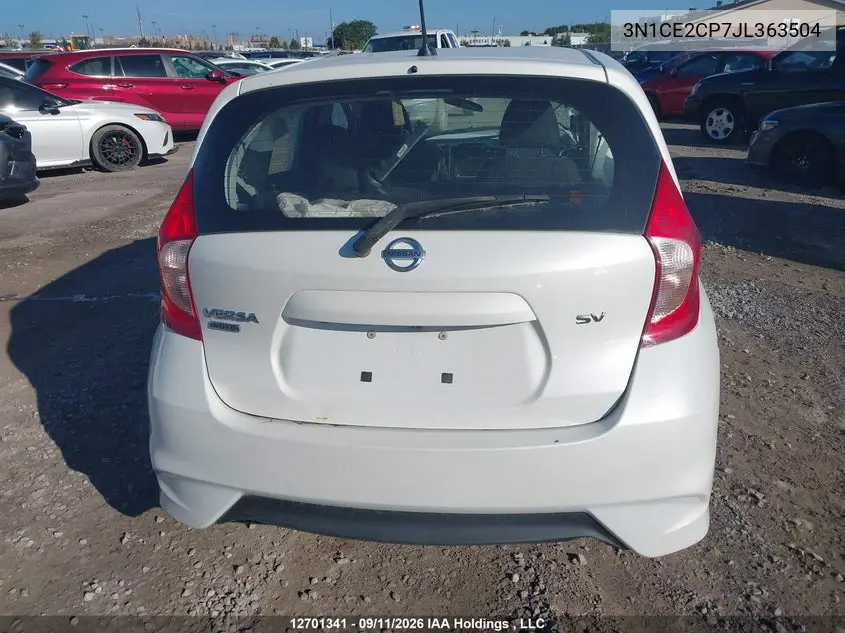 2018 NISSAN NOTE VIN 3N1CE2CP7JL363504 — фото 16