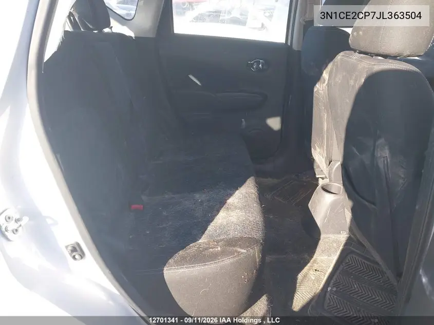 2018 NISSAN NOTE VIN 3N1CE2CP7JL363504 — фото 8