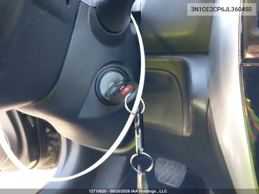 2018 NISSAN NOTE VIN 3N1CE2CP6JL360450 — фото 11