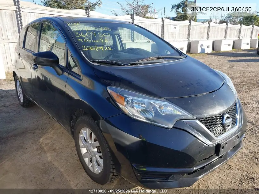 2018 NISSAN NOTE VIN 3N1CE2CP6JL360450 — фото 14