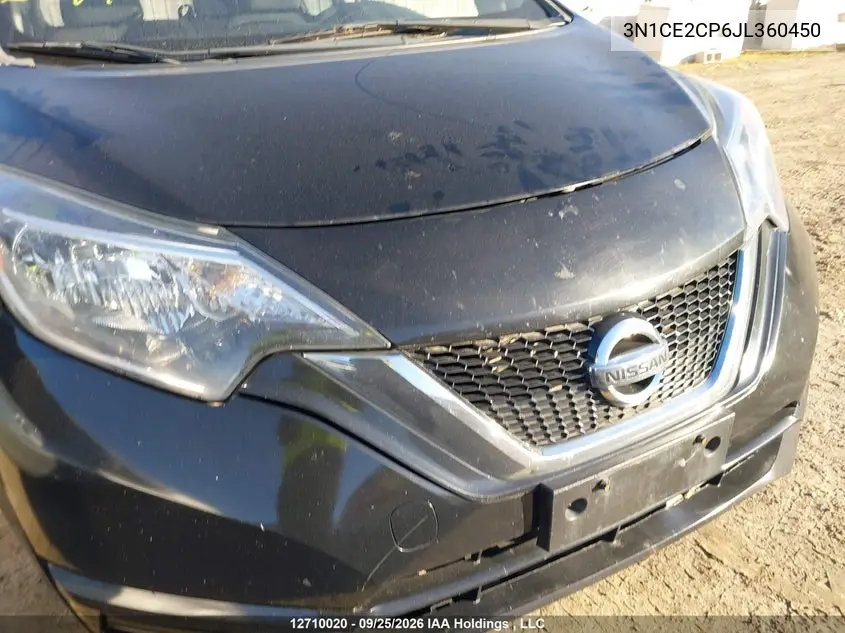 2018 NISSAN NOTE VIN 3N1CE2CP6JL360450 — фото 6