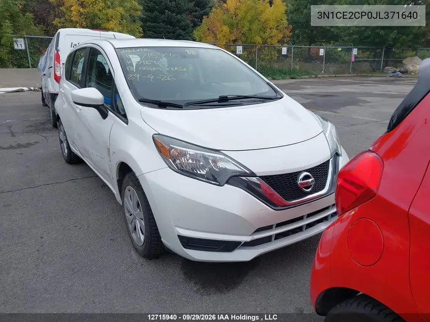 2018 NISSAN NOTE VIN 3N1CE2CP0JL371640 — фото 12