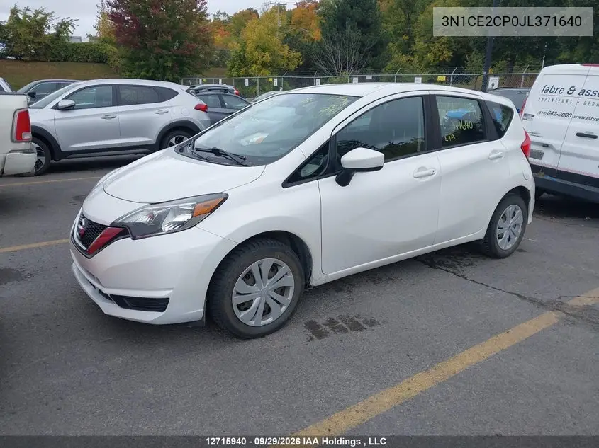 2018 NISSAN NOTE VIN 3N1CE2CP0JL371640 — фото 2