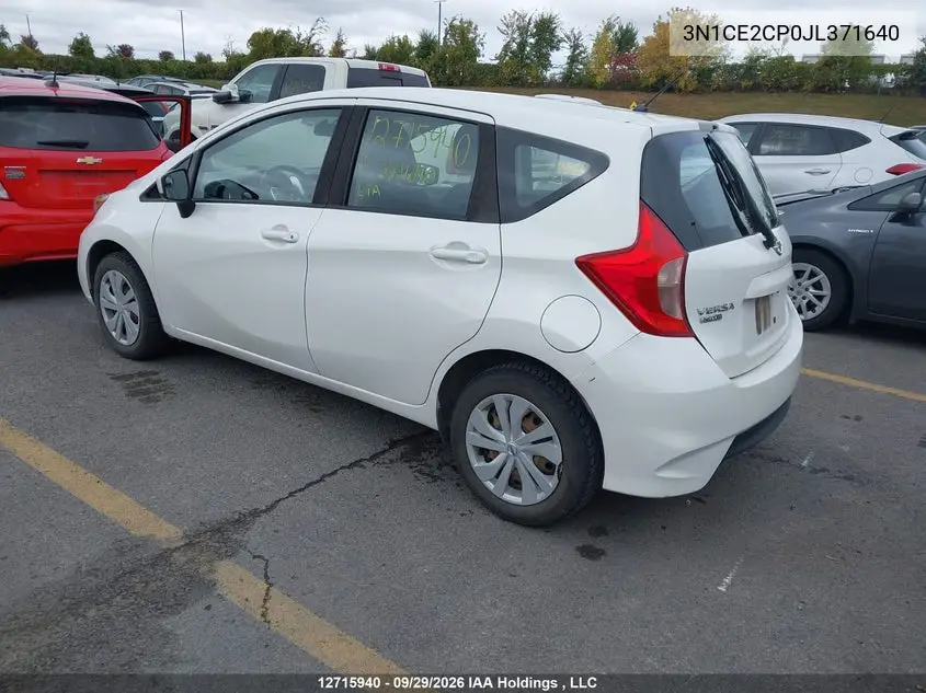 2018 NISSAN NOTE VIN 3N1CE2CP0JL371640 — фото 3