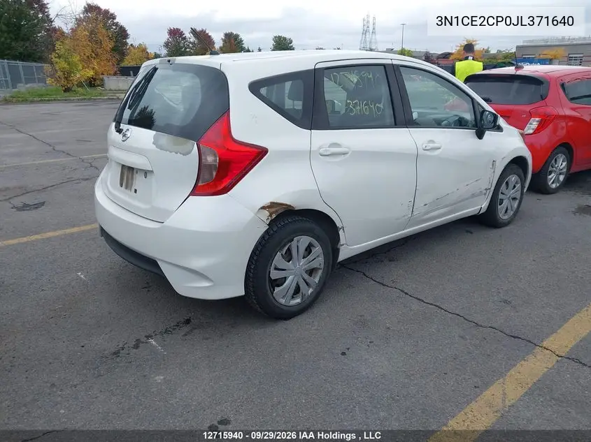 2018 NISSAN NOTE VIN 3N1CE2CP0JL371640 — фото 4