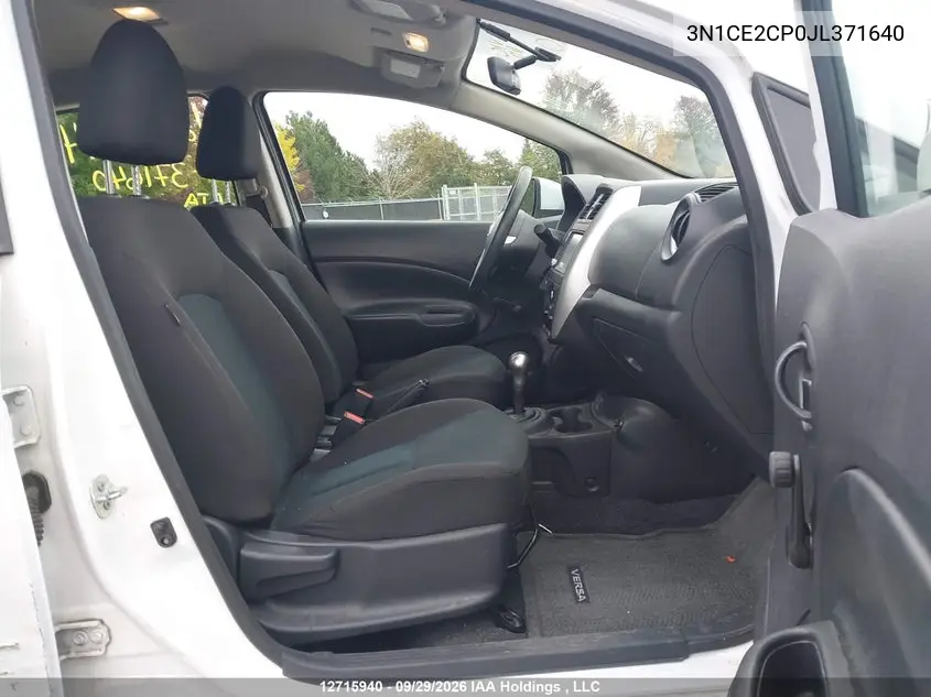 2018 NISSAN NOTE VIN 3N1CE2CP0JL371640 — фото 5