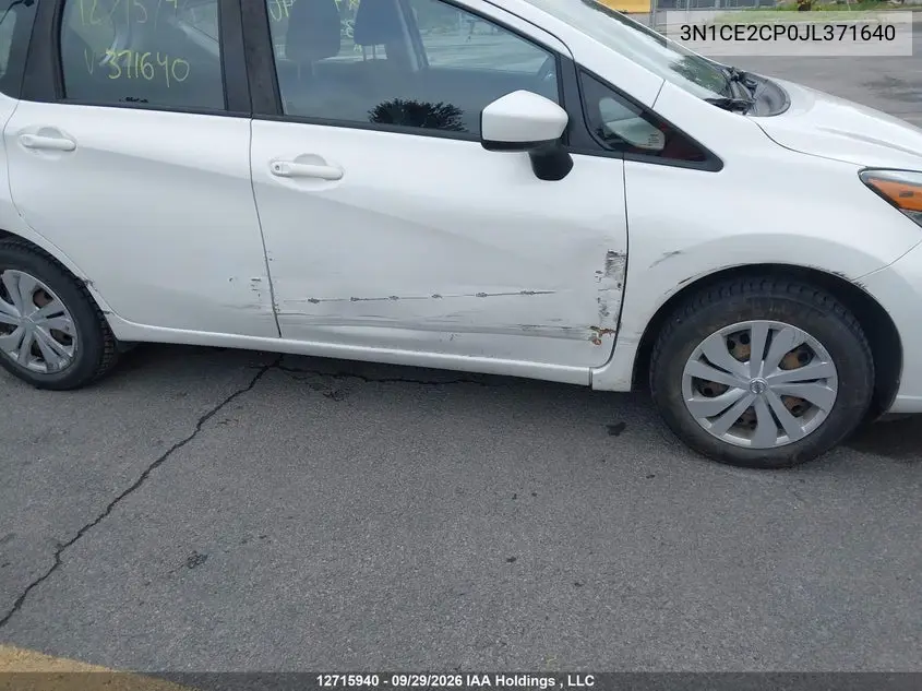 2018 NISSAN NOTE VIN 3N1CE2CP0JL371640 — фото 6