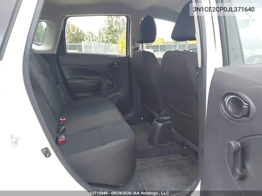 2018 NISSAN NOTE VIN 3N1CE2CP0JL371640 — фото 8