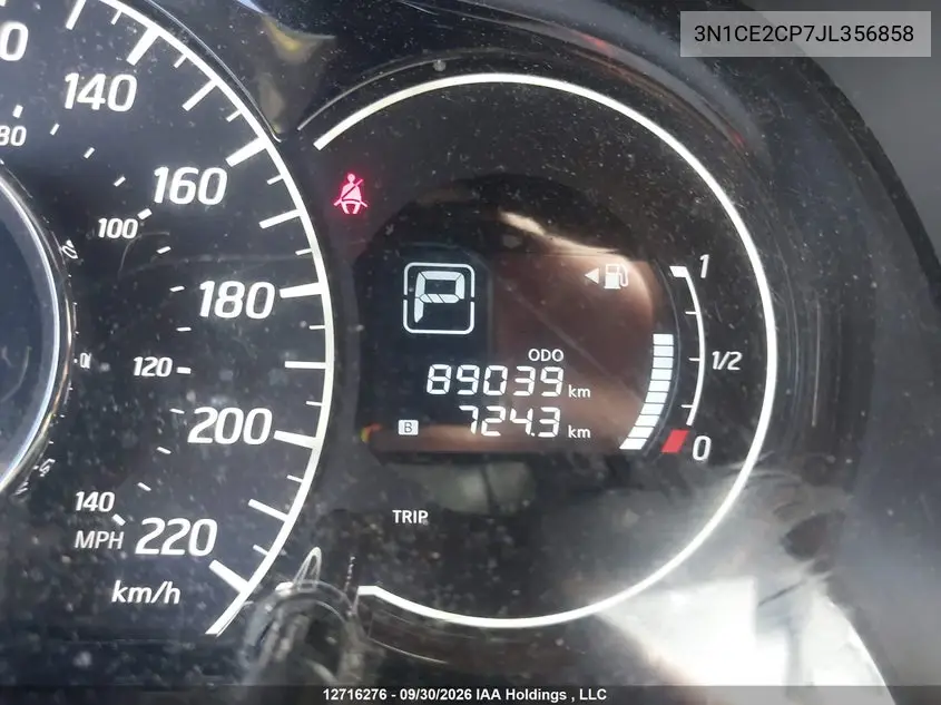 2018 NISSAN NOTE VIN 3N1CE2CP7JL356858 — фото 16